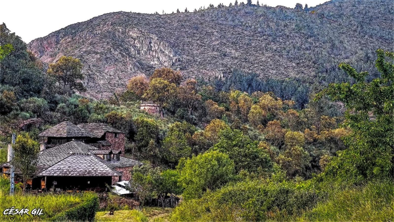 Casa Rural Chao De Castro Riodeporcos Buitenkant foto